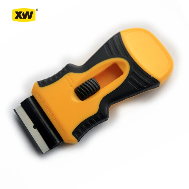 
TPR grip mini ABS easy change blade window cleaning scraper 
