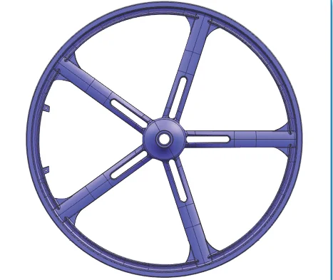 24 inch MH-X115 magnesium alloy integrated bicycle wheel
