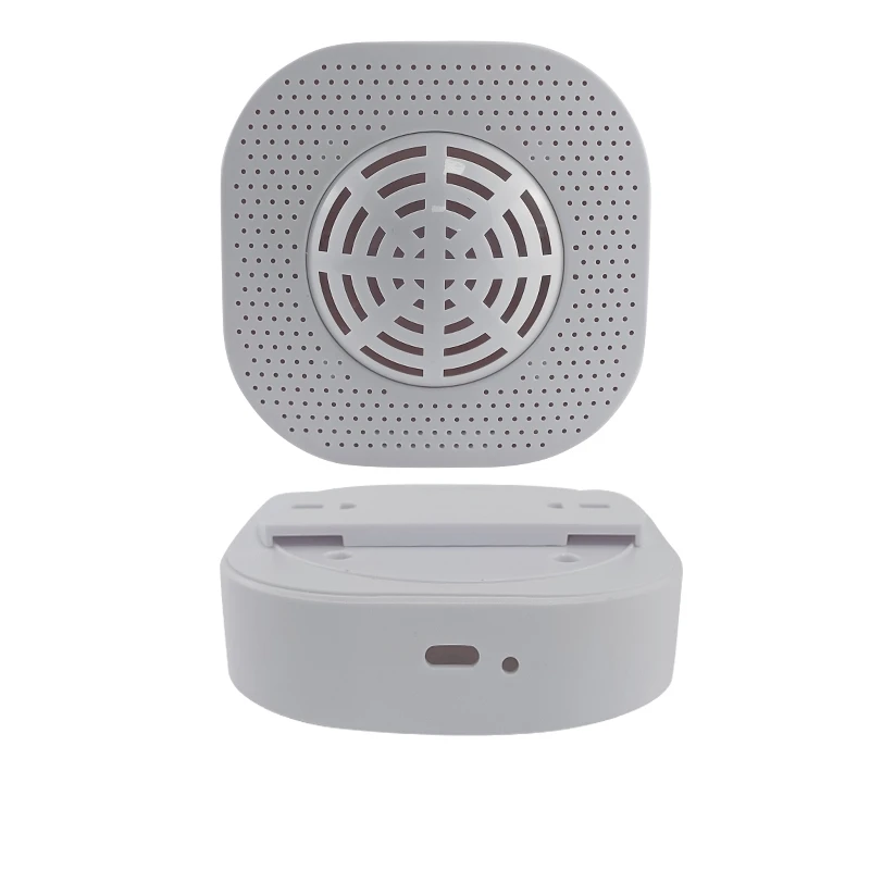 89*89*30mm Smoke alarm shell Temperature humidity sensor enclosure Intelligent smoke gas detector ceiling plastic case