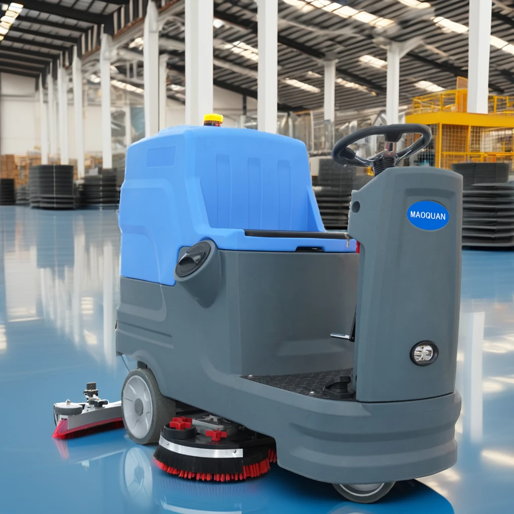 M 6 Industrial Floor Scrubber Cleaning Machine Made in China for Printing Shops Automatic Process