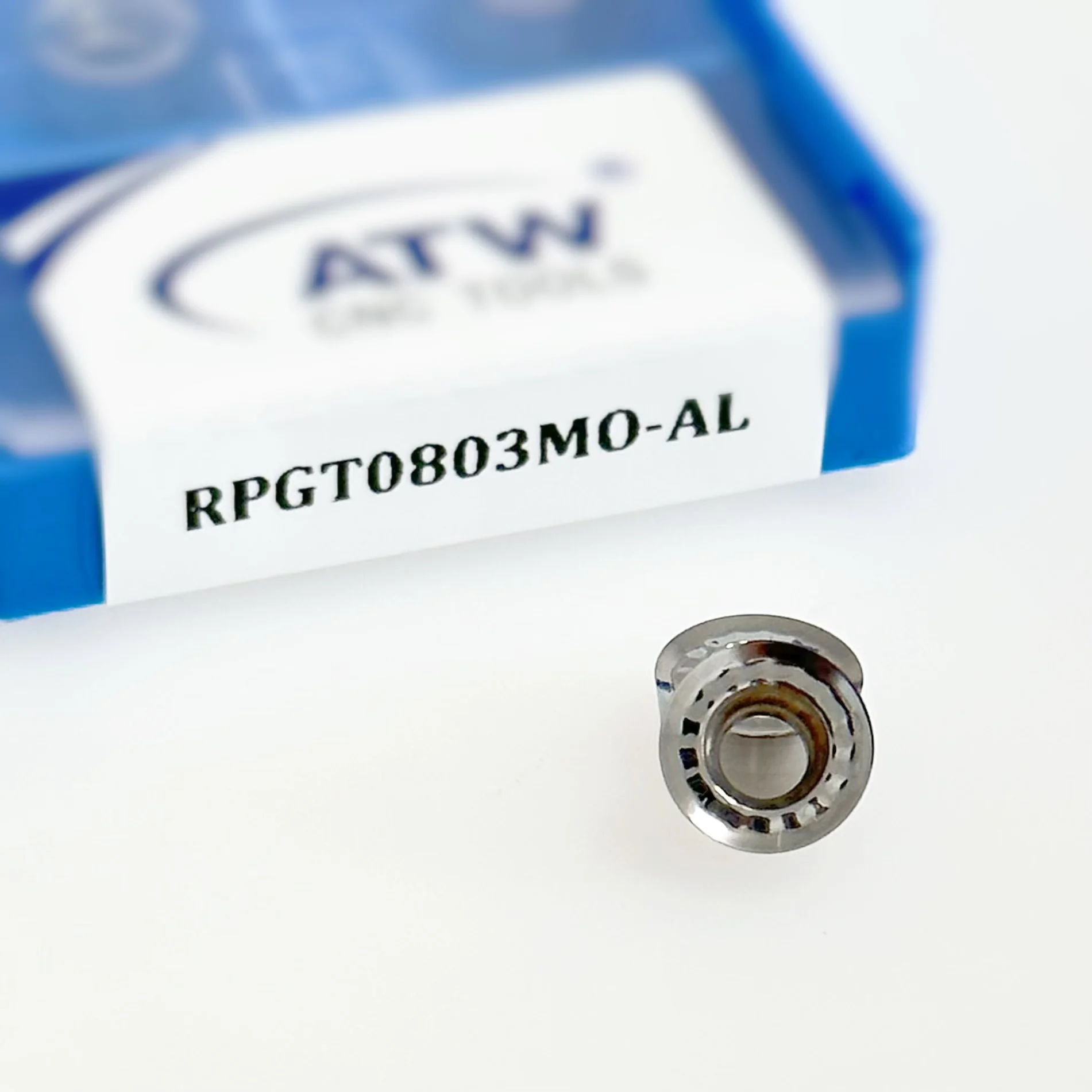 ATW CNC токарный твердосплавный режущий инструмент RPGT0803MO-AL обработки алюминиевых вставок
