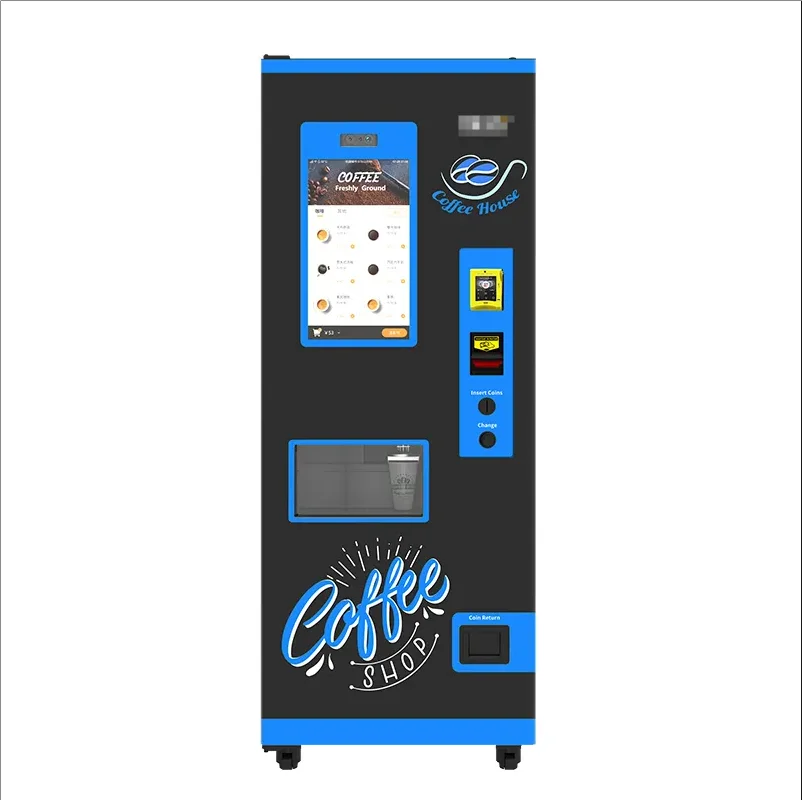 Custom vending machine the most popular fresh coffee vending machine use an automated coin credit card system