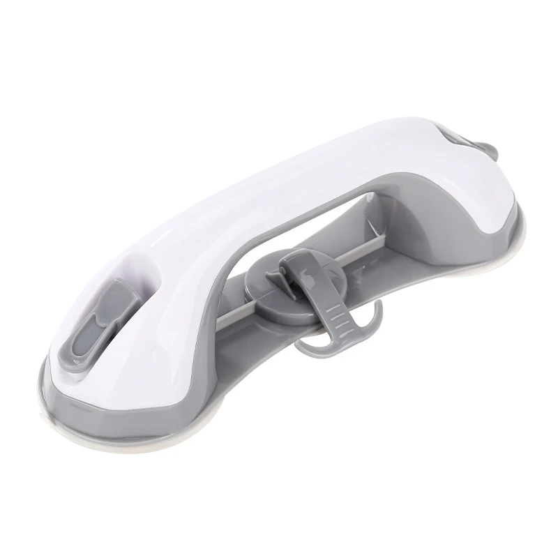 Plastic Strong Suction Cup Bathroom Shower Anti-skid Handrail Toilet Anti-fall Handle Grab Bar Non-Slip Safety Helping Handle
