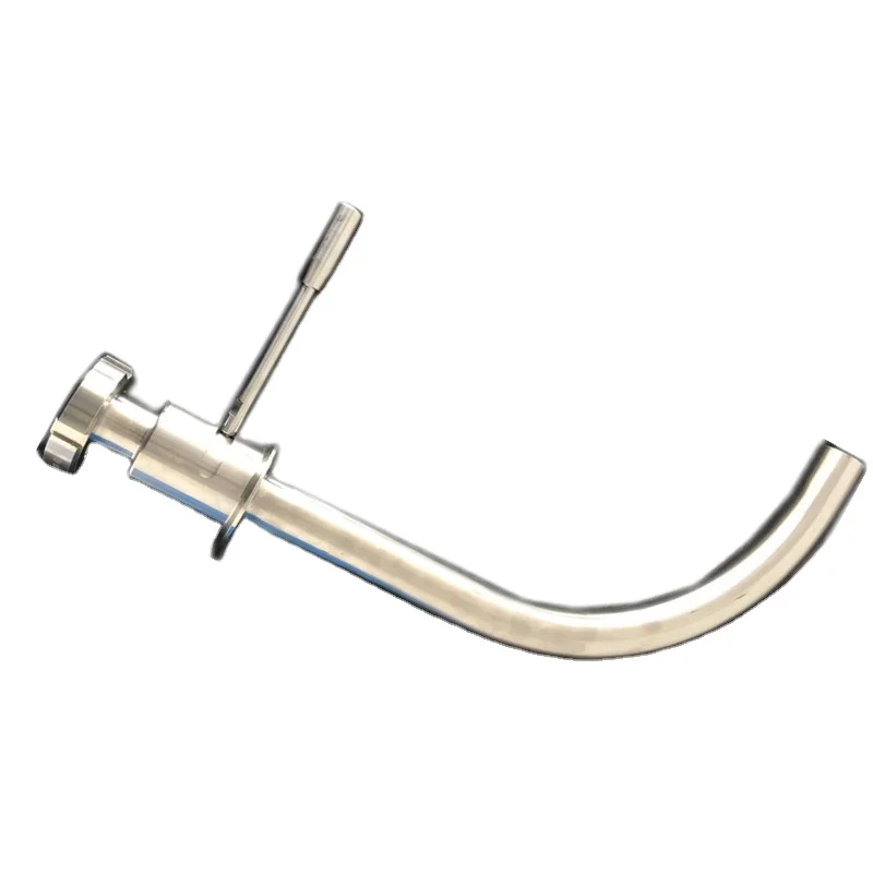 Sanitary Stainless Steel Rotating Fermenter Racking Arm with DIN11851 Fittings