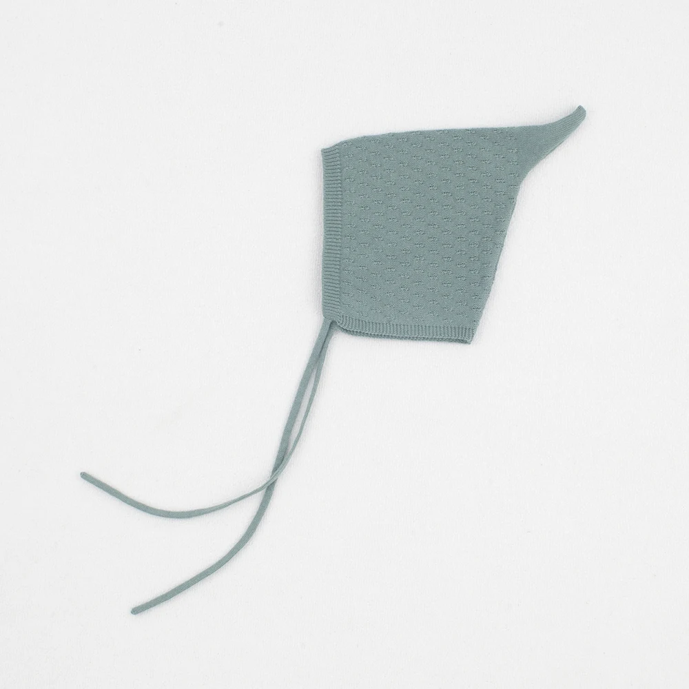 Custom Baby Knitted Bonnet Kids Cute Pink Vintage Jacquard Soft Baby Girl Knit Bonnets Newborn Cotton knitted Hat