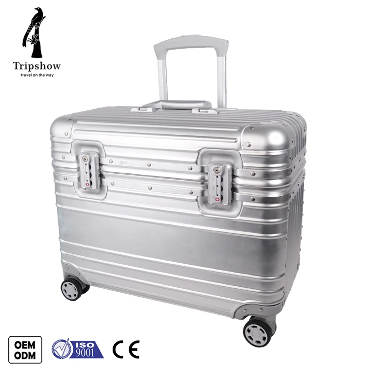 Good Product Travel Bags Business Carry On Aluminium Pilot Case Luggage Suitcases Trolley Pilot Case