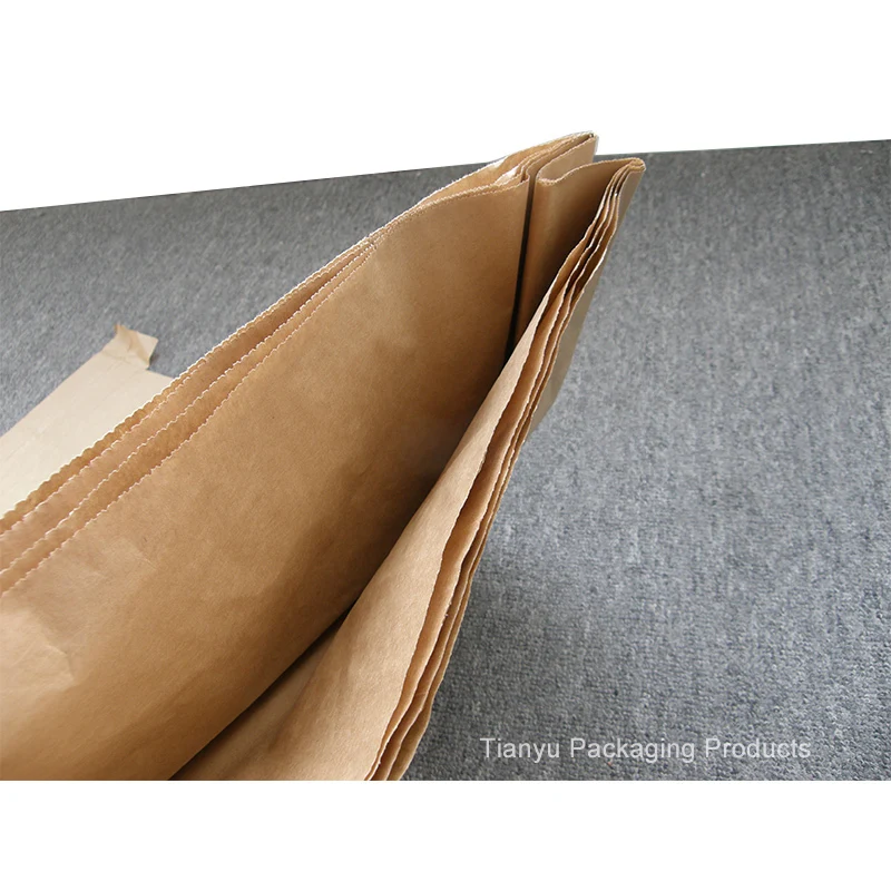 multiwall paper bag 2~3 ply paper sacks for chemical powder food animal feed agriculture usage bean corn seed
