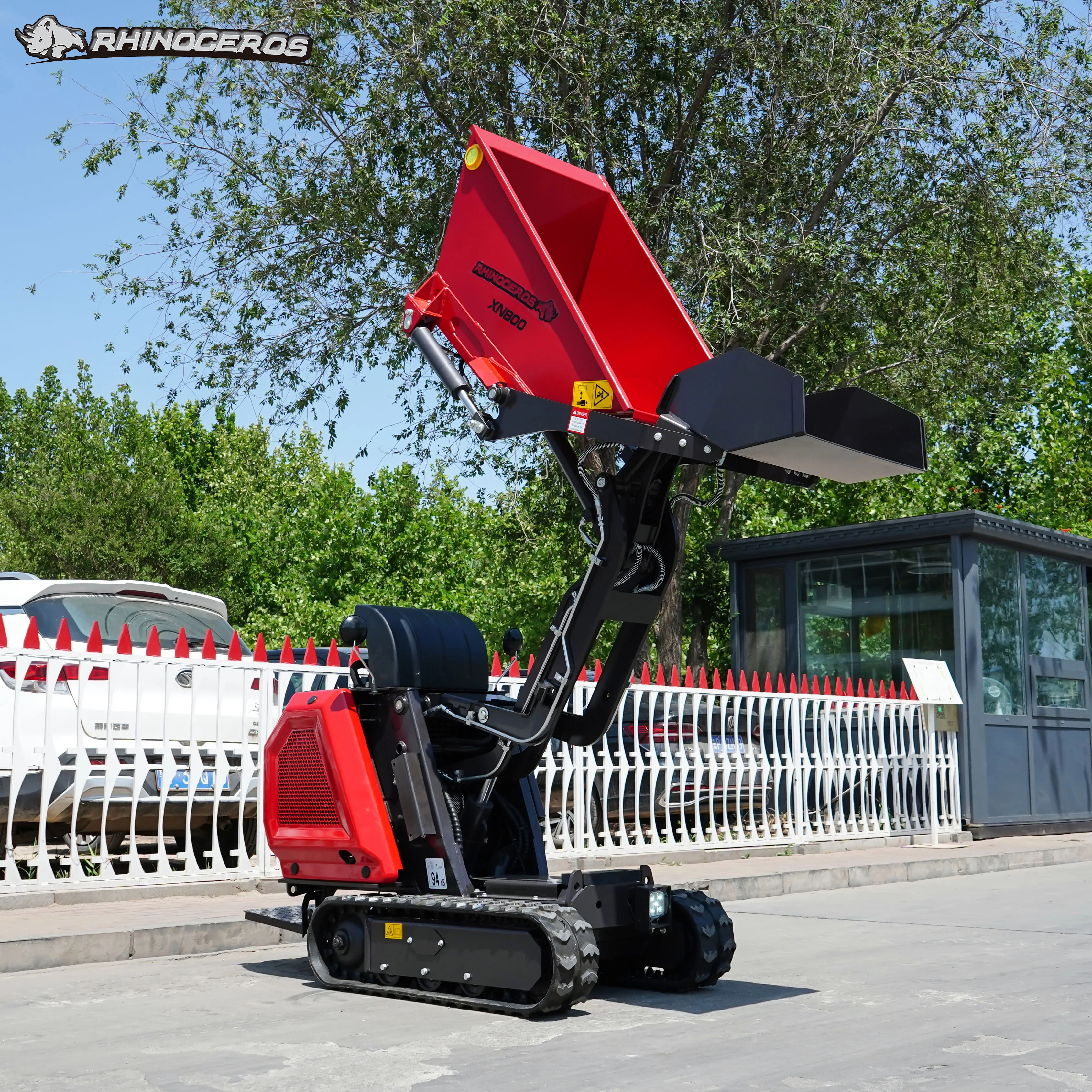 Free shipping Mini Crawler Dumper Multifunctional Tracked MINI Dumper 800KG mini transporter Dump Truck For Construction