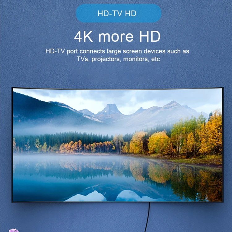 Двойной разъем USB Type C концентратор док-станция для SD устройство считывания с tf-карт 4K видео многопортовый Адаптер 7 в 1 Mac book pro