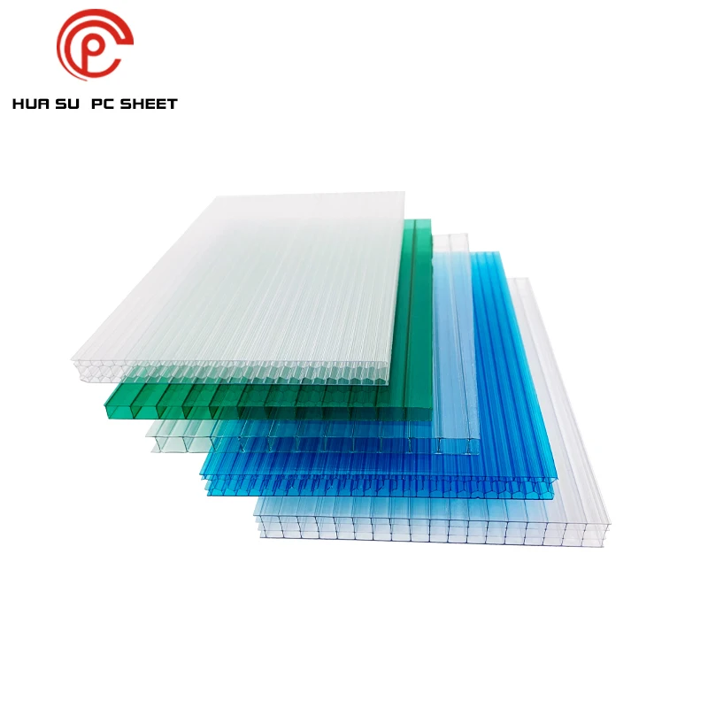 Best quality 4mm polycarbonate transparent panels tile roofing for farm greenhouse