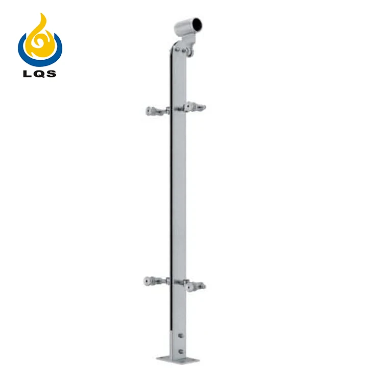 High Quality Balustrade Railing Parts Indoor Stair Railings Stainless Handrail Post For Glass Balcony Railing
