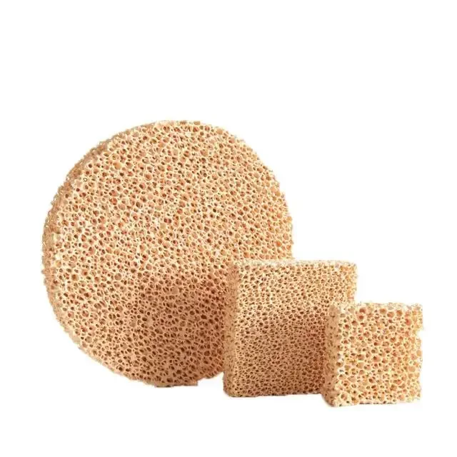 Alumina Porous Ceramic Foam Filter Plate For Foundry