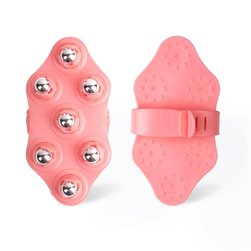 Rhombic Seven Bead Massager Hand Ball Massager for Full Body Meridian Rolling Massager for Healty Care