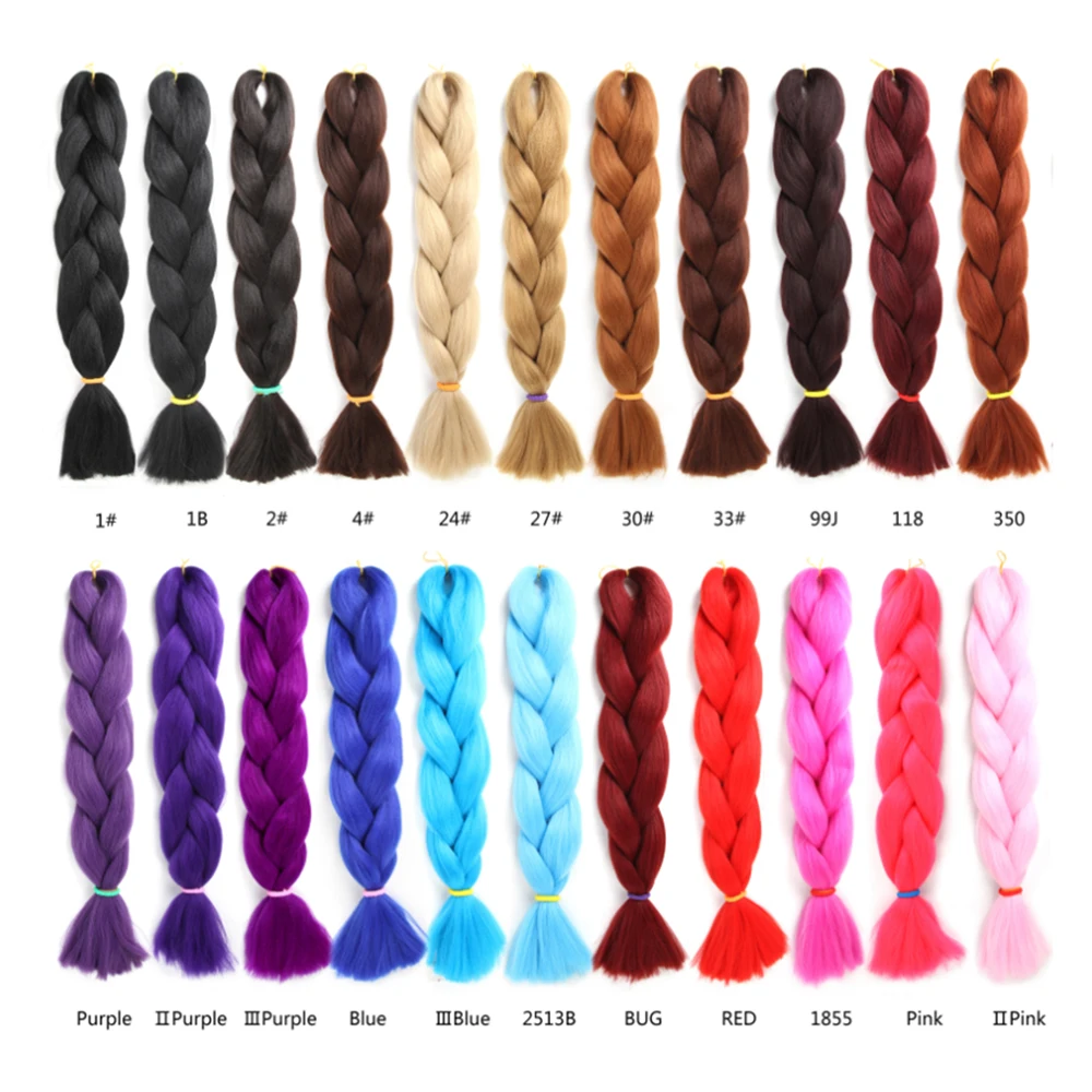 Vast dropship cheap ombre jumbo hair braid synthetic hair extension xpression synthetic braiding hair