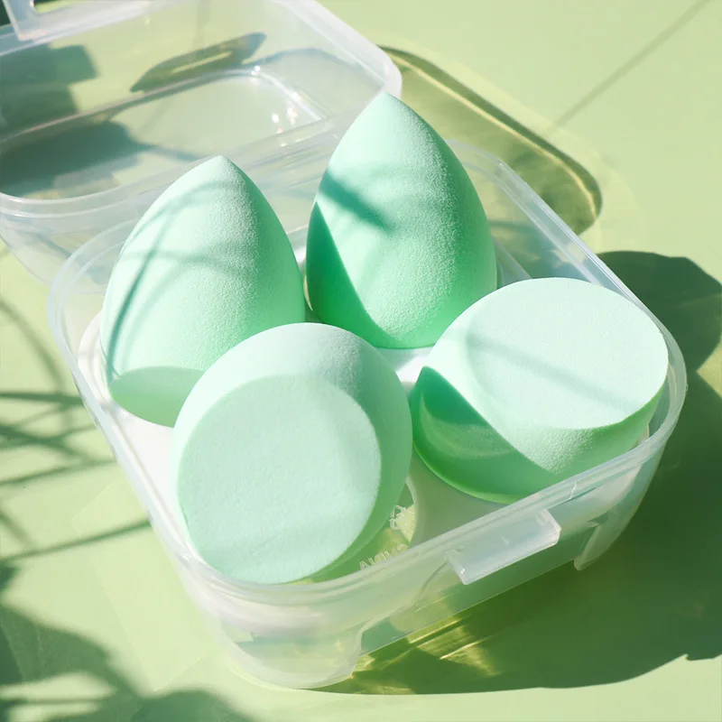 New Arrival 4pcs/set Soft Foundation Makeup Sponge Puff Cosmetic Blender Beauty Egg