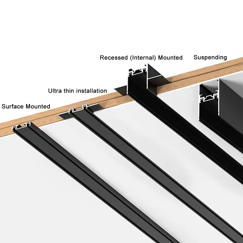 Cable Storage Box Factory Price Flexible Magnetic Spot Light Track Light System Led Smart Magnet Rail Light