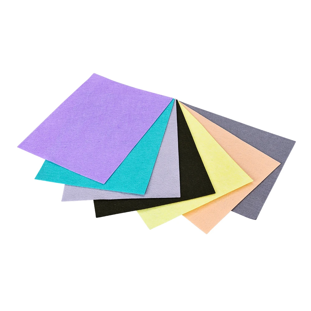 1mm 4mm 9mm 20mm Thick Synthetic Felt Rigid Panel Synthetic Roofing Felt Custom Logo Polyester Felt Fabric