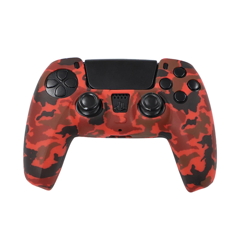Aolion New PS5 Controller Sleeve Rubber Silicone Protective Skin Game Case Cover for Dualshock PS 5 Control