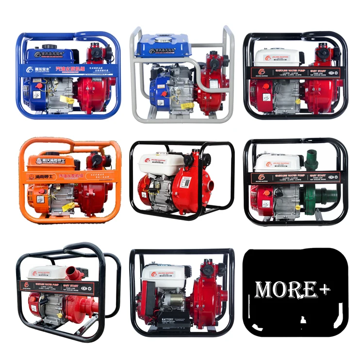 Electric Start 6.5hp 2 Inch Gasoline Engine Water Pumps