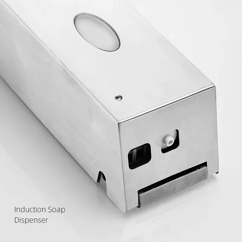 Wall Mounted Sensor Liquid Soap Dispenser Automatic Induction Smart Stainless Steel Durable Soap Dispenser For Bathroom