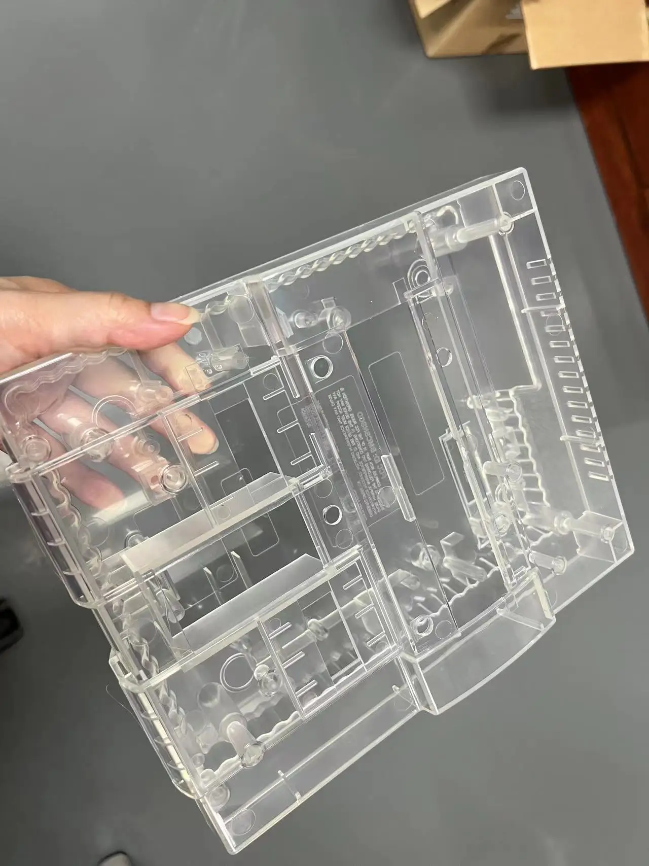 New Arrival SNES replacement shell SNES transparency case SNES transparency house