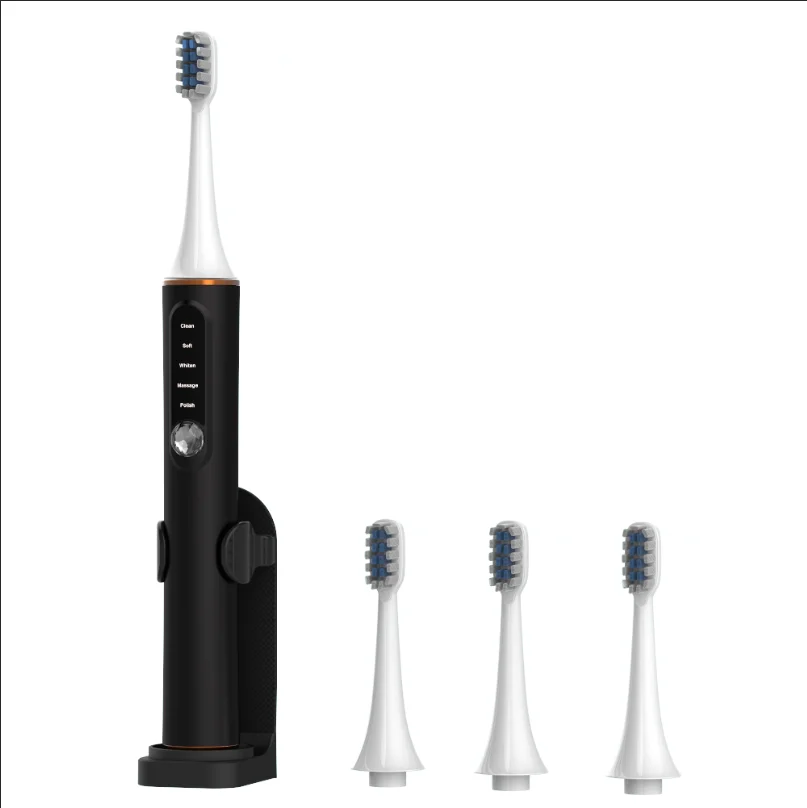 Adult Travel Waterproof Personalized China Private Label Rechargeable 4 Head Smart Electronic Sonic Electric Toothbrush