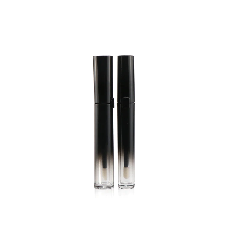 Lip Gloss Brush Wand Tubes Empty Lip Gloss Containers with Wand  for DIY Lip Gloss Balm (Black and Pink)