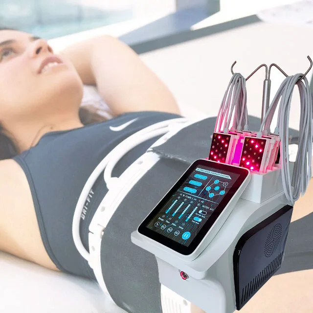 Painless 6D lipolaser laser 635nm 650nm red light therapy 780nm 980nm fast slimming treatment weight loss body sculpture machine