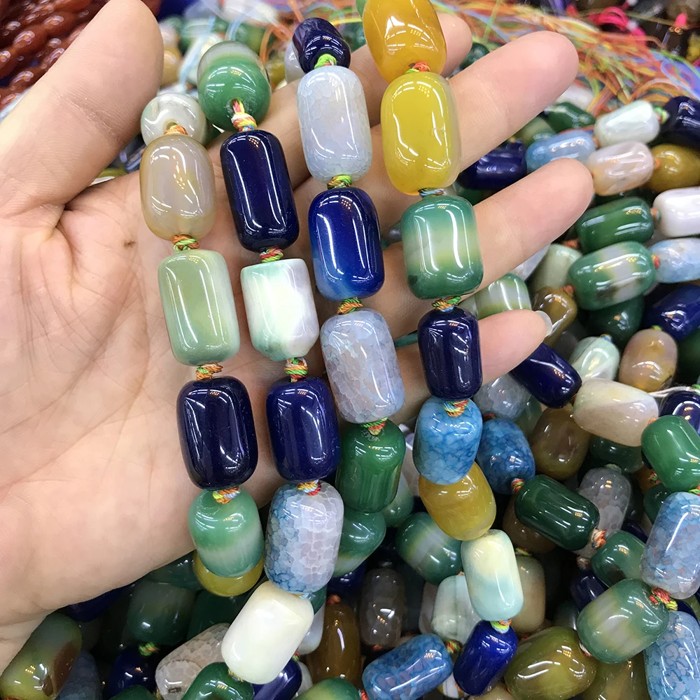Hot sell factory price natural agate beads gemstone  for necklace bracelet jewelry  making