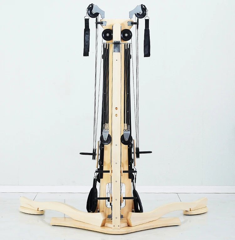 Factory Direct Sale Commercial Use Wooden Yoga Pilates Equipment Soft Gyroscope Machine Rotary chair Reformer Pilates Tower