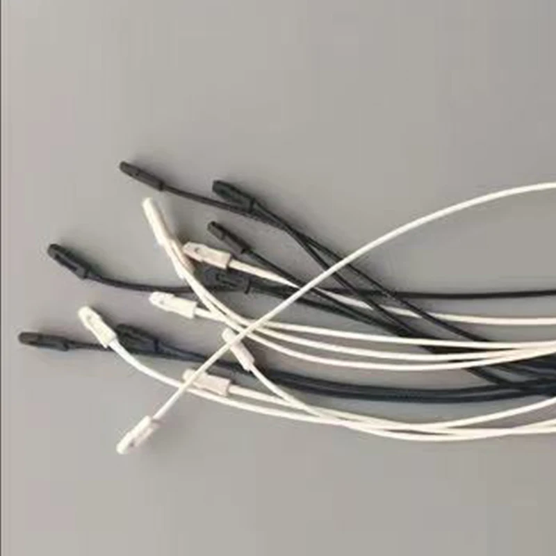 Custom Design Hang Tag Fastener Rope Garment Plastic Tag Seal String With Polyester Rope