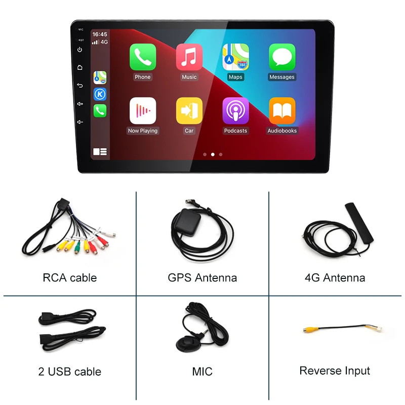 2DIN android 11 TS18 360 Panorama Car Radio 9/10inch Universal Host Player Navigation Video Multimedia For lada hyundai Suzuki