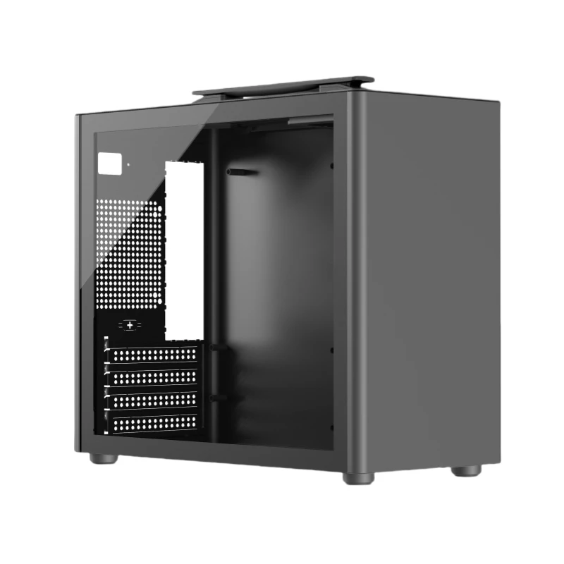 JNP Custom Cpu корпус шкафа & Towers M-atx Itx Mid Tower офисный Настольный аудио порт ПК чехол для компьютера