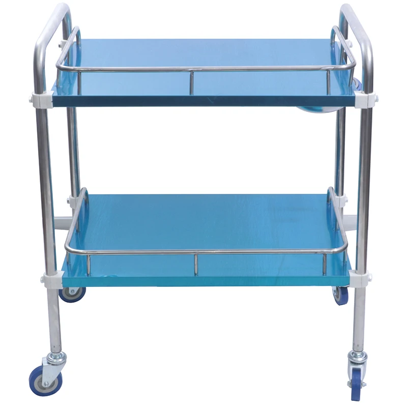 Medicine Medical Cart Emergency Trolley Crash Cart Stainless Steel Hospital Treatment Trolley