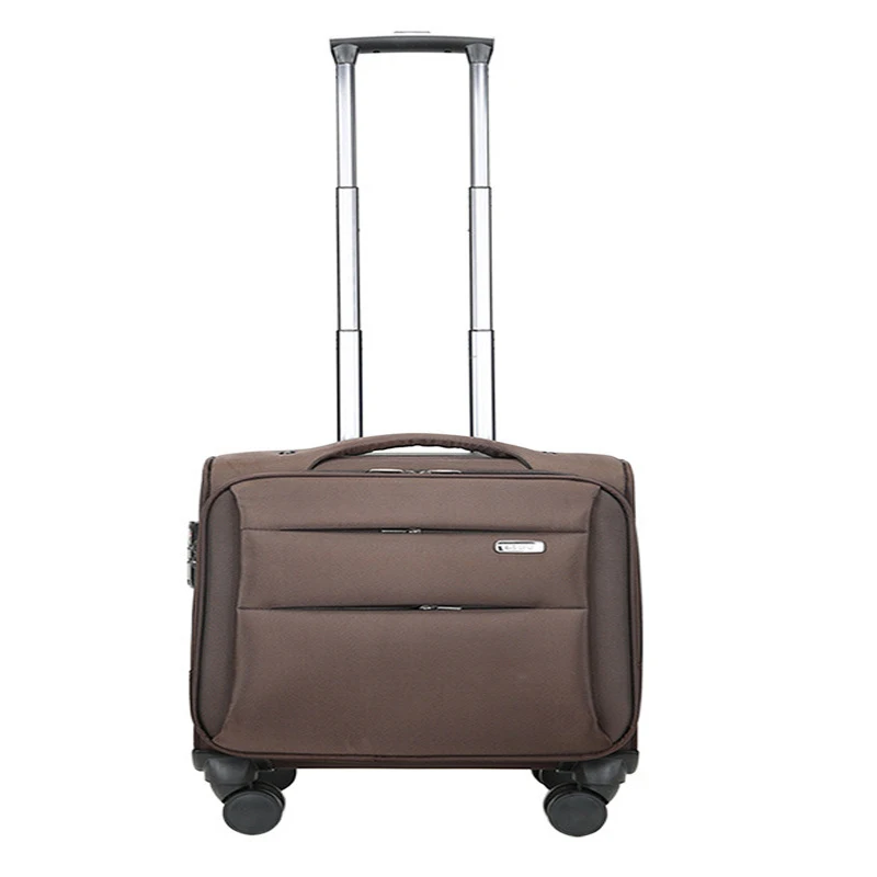 promotional oxford cloth 168 172 pull rod box soft travel case luggage trolley bags
