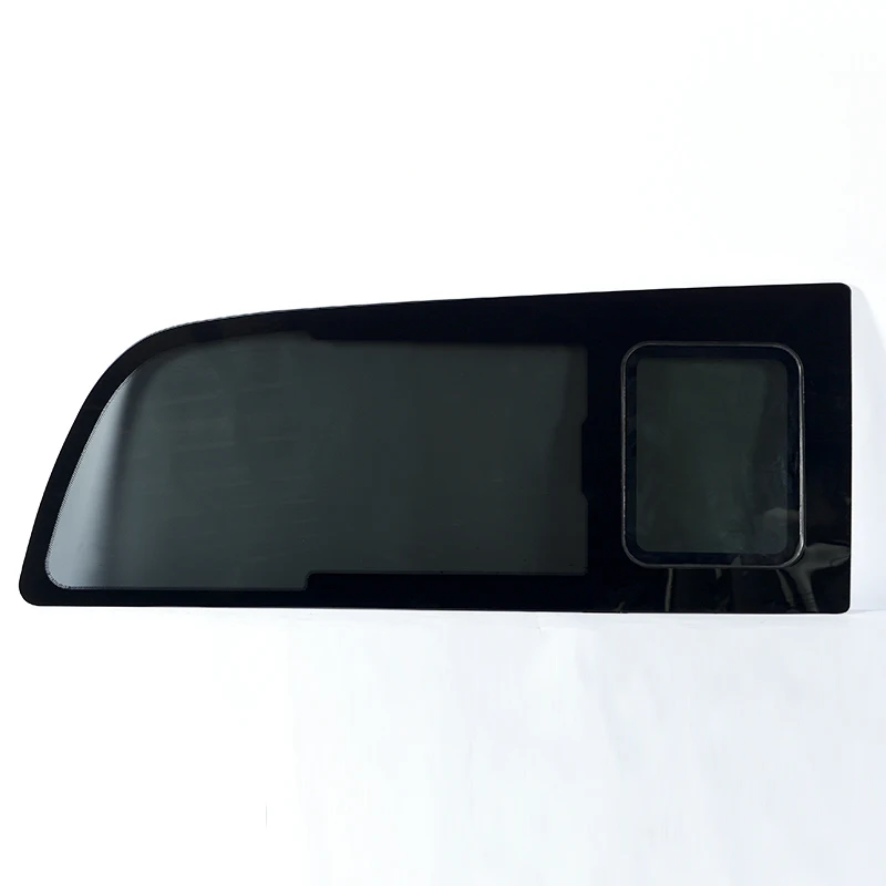 factory outlets V260  middle side window car sliding windows with fram Black Glass