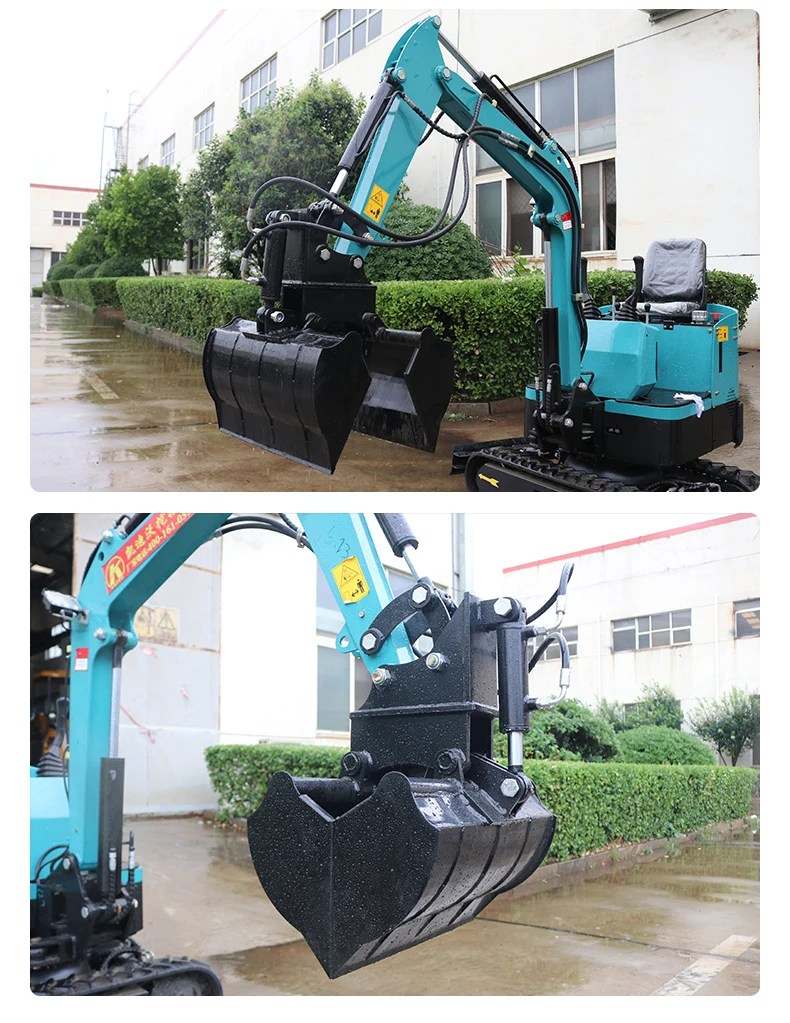 Excavator accessories 1 ton wide kv15 mud bucket grading tilt rotator bucket