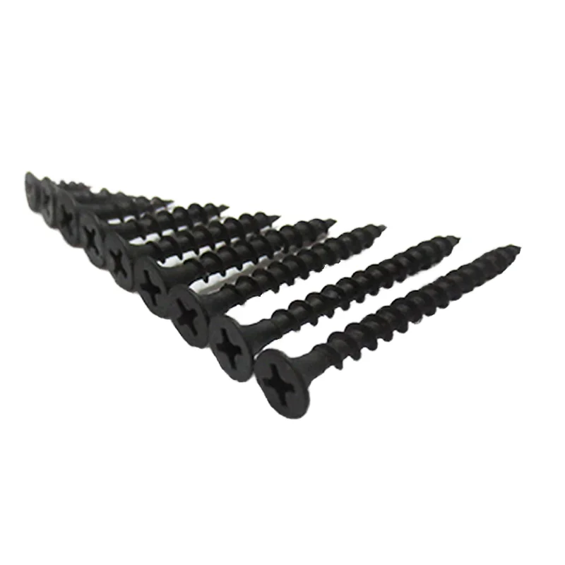 Free sample Black/Gray Phosphated Bugle Head Drywall Screw Coarse Thread Tornillos for Drywall Gypsum Board Screw