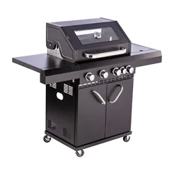 4 Burner with Side Burner Stainless steel design customized indoor outdoor kitchenware unique built in bbq gas grill