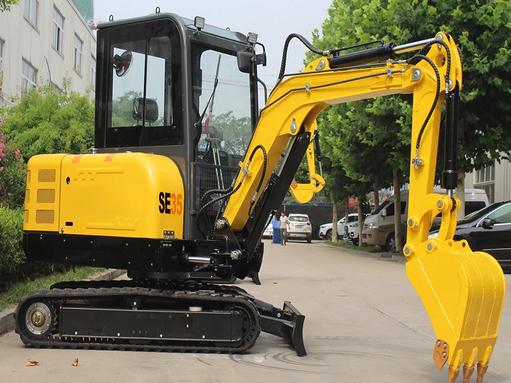Высокопроизводительный гусеничный экскаватор 1.9Ton SE18SR с небольшой емкостью