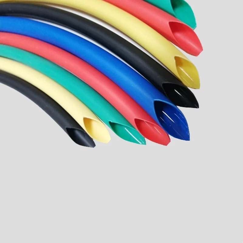 Polyolefin Waterproof Electrical Insulating shrinkage sleeve with Glue Lining double wall insulated adhesive heat shrink tube