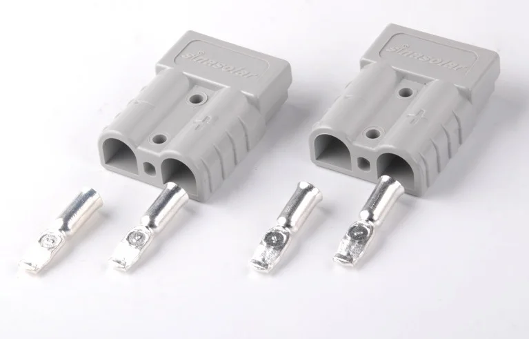 SIX ART 50A 120A 175A/600V  power pole gray color with 10/12 AWG Terminal Type Battery Connector Power Plug