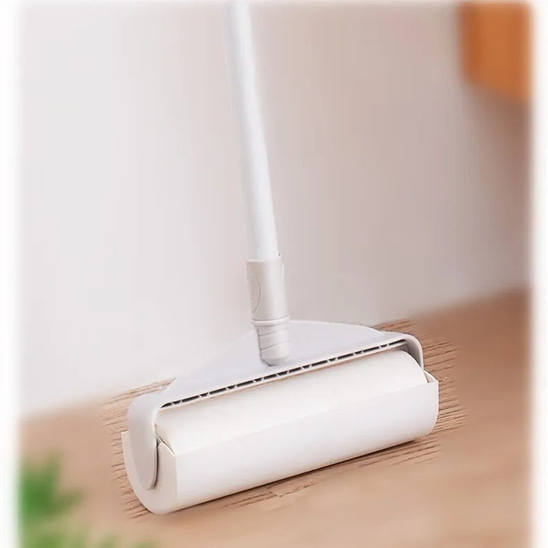 plastic casing Lint Sticking Roller smart household cleaning tools & acc solar panel silicone facial self cleaning slicker brush