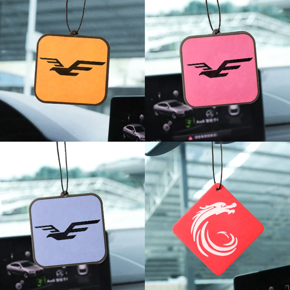 Custom scent paper printing car air freshener with custom logo