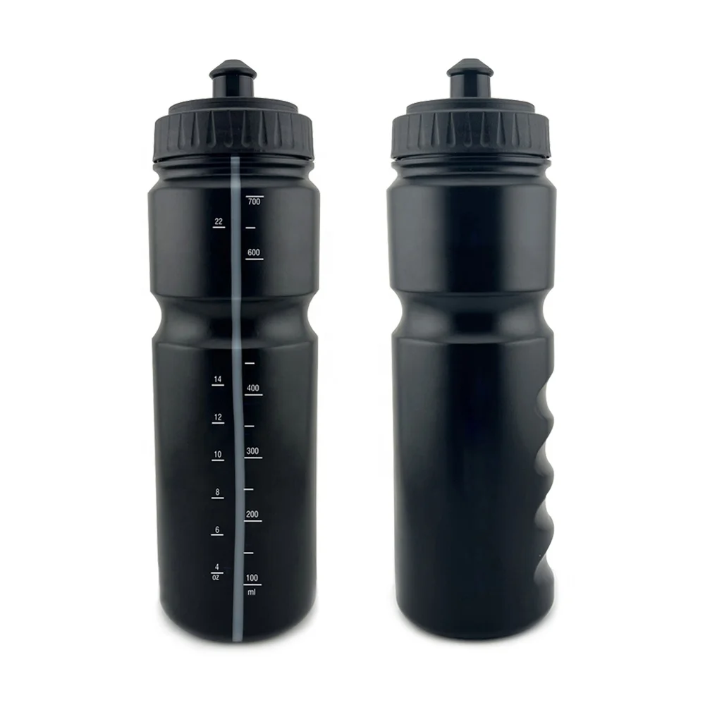 Eco Friendly Customized Design 750ml  Plastic Squeezable Boxing Hockey Sport Water Bottles OEM Logo Printed