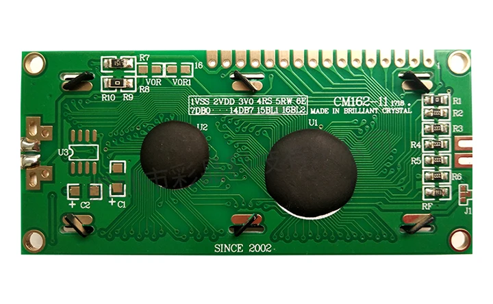2020 big parallel interface Pins connector 16x2 character LCM lcd(CM162-1)