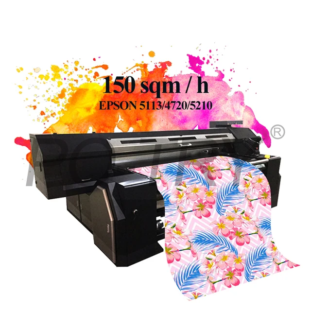 Roll to roll belt-conveying pigment printing machine disperse dyes for polyester