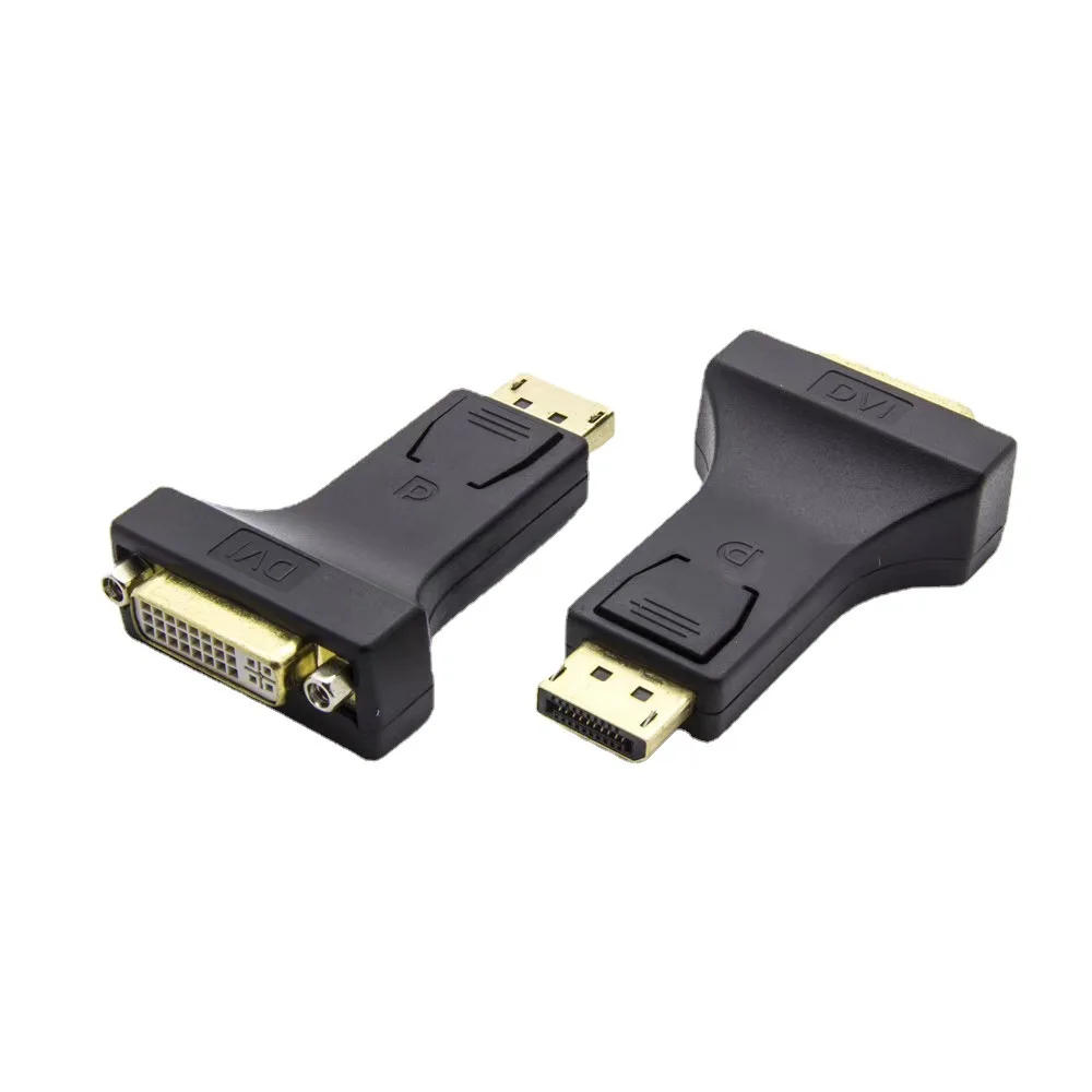 Новый переходник Displayport «папа»-«мама» DVI 24 + 5 адаптер видеоконвертера DP-DVI «мама» Удлинительный для монитора
