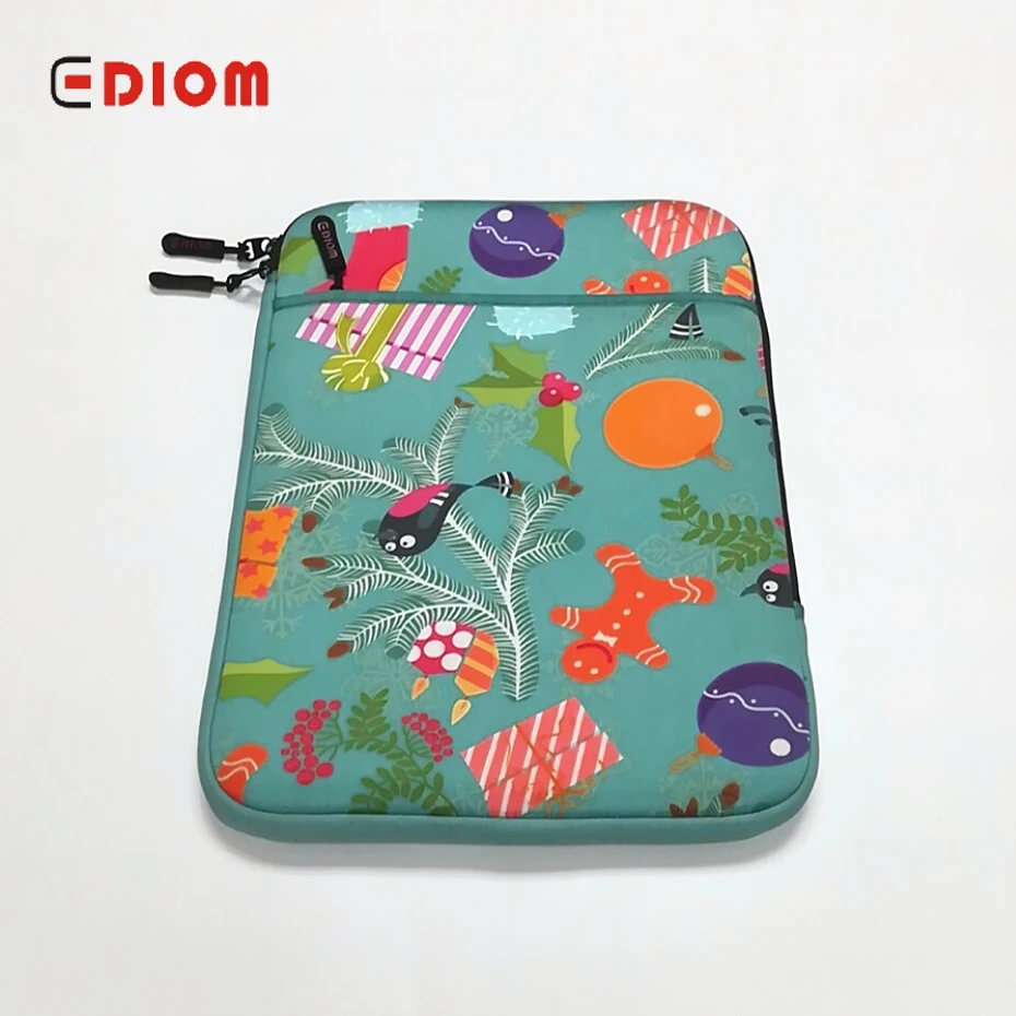 EDIOM Hot selling sublimation laptop case sleeve with handle for women