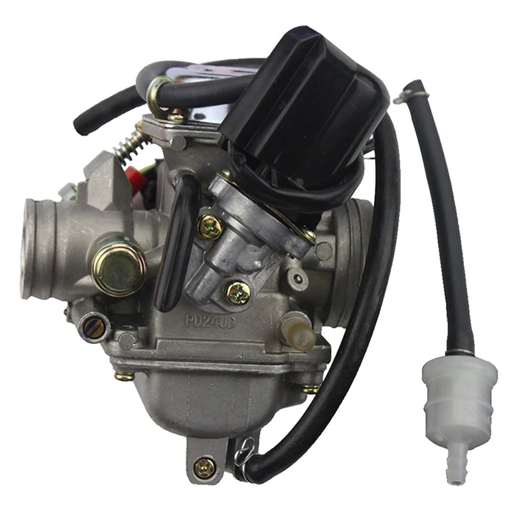  Карбюратор GOOFIT PD24J 24 мм холодные стартеры для GY6 150cc 152QMI 157QMJ ATV Go Kart мопед мотоцикл